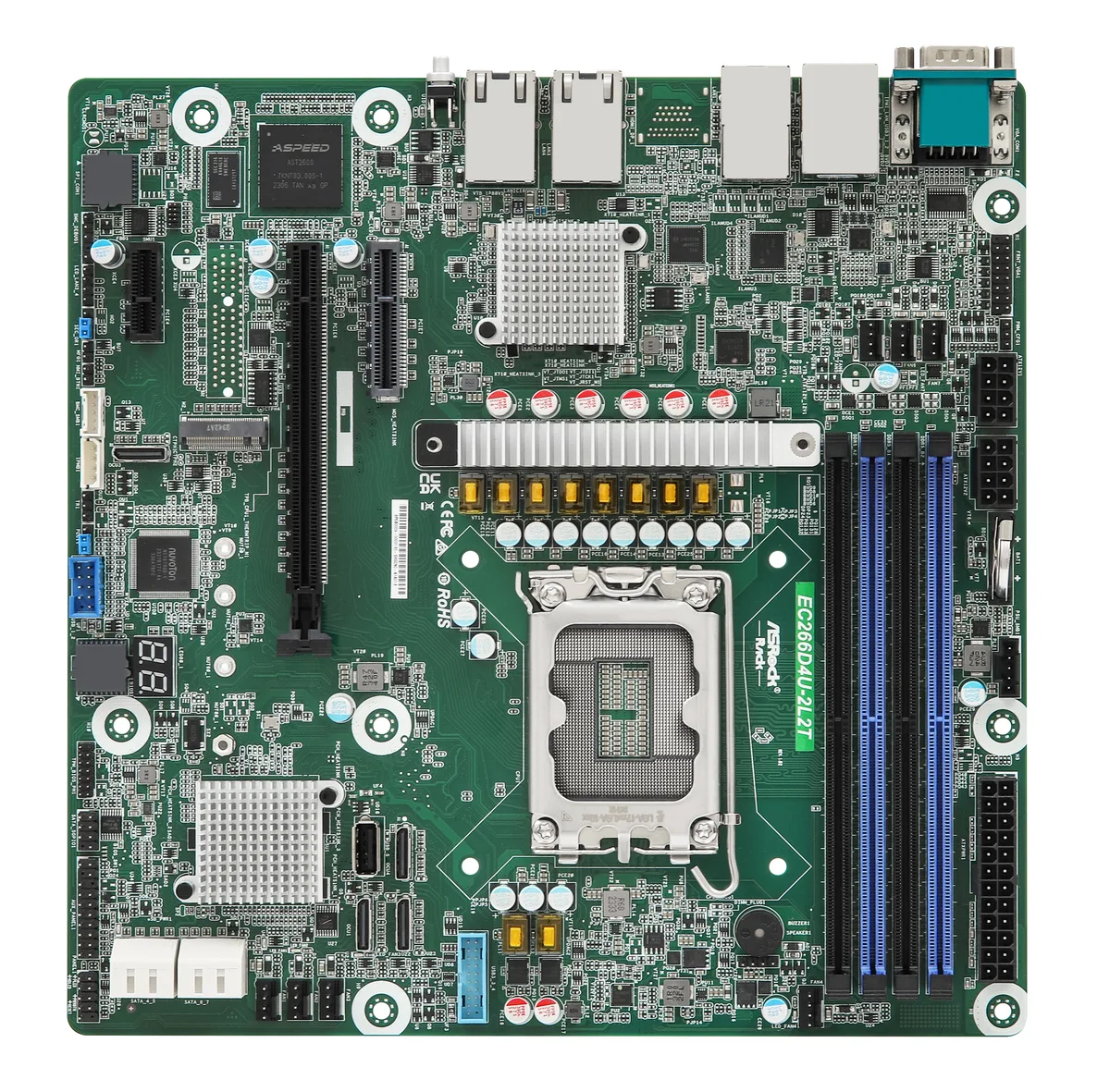 ASRock Rack ASRock Rack EC266D4U-2L2T server motherboard — 商品写真