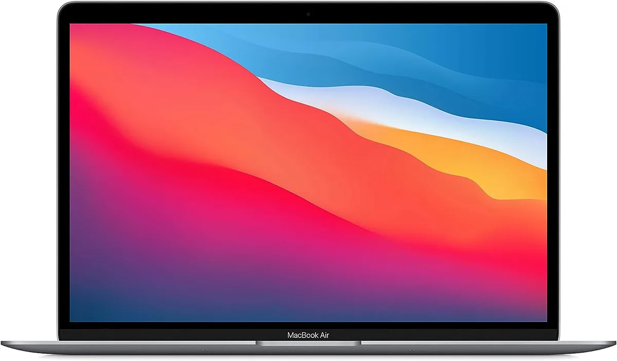 Space Gray MacBook Air closed clamshell laptop with matte finish