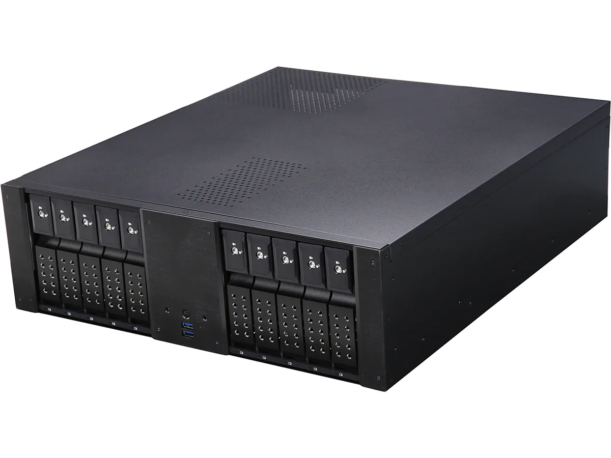 iStarUSA Inc. iStarUSA Inc. D-3100HN 3U server chassis 10× 3.5" hotswap bays — снимка на продукта