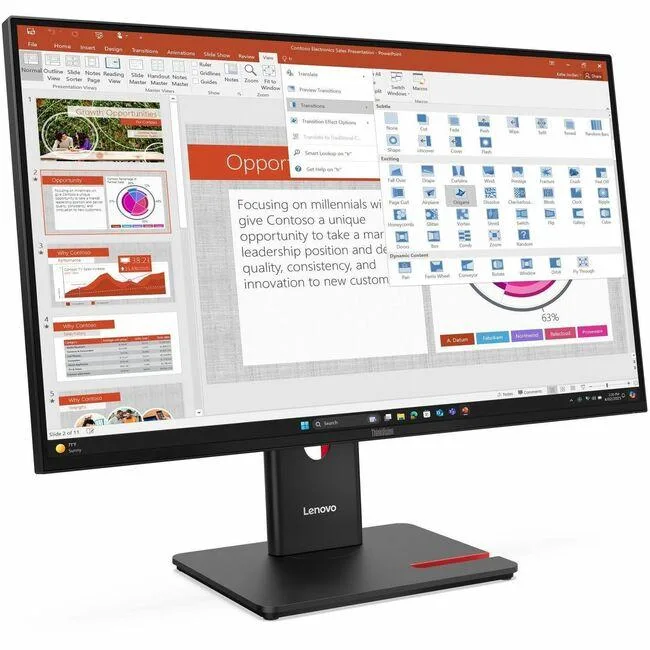 Lenovo Lenovo 64A5MAR6UZ ThinkVision T27-40 27" 120Hz monitor — product photo