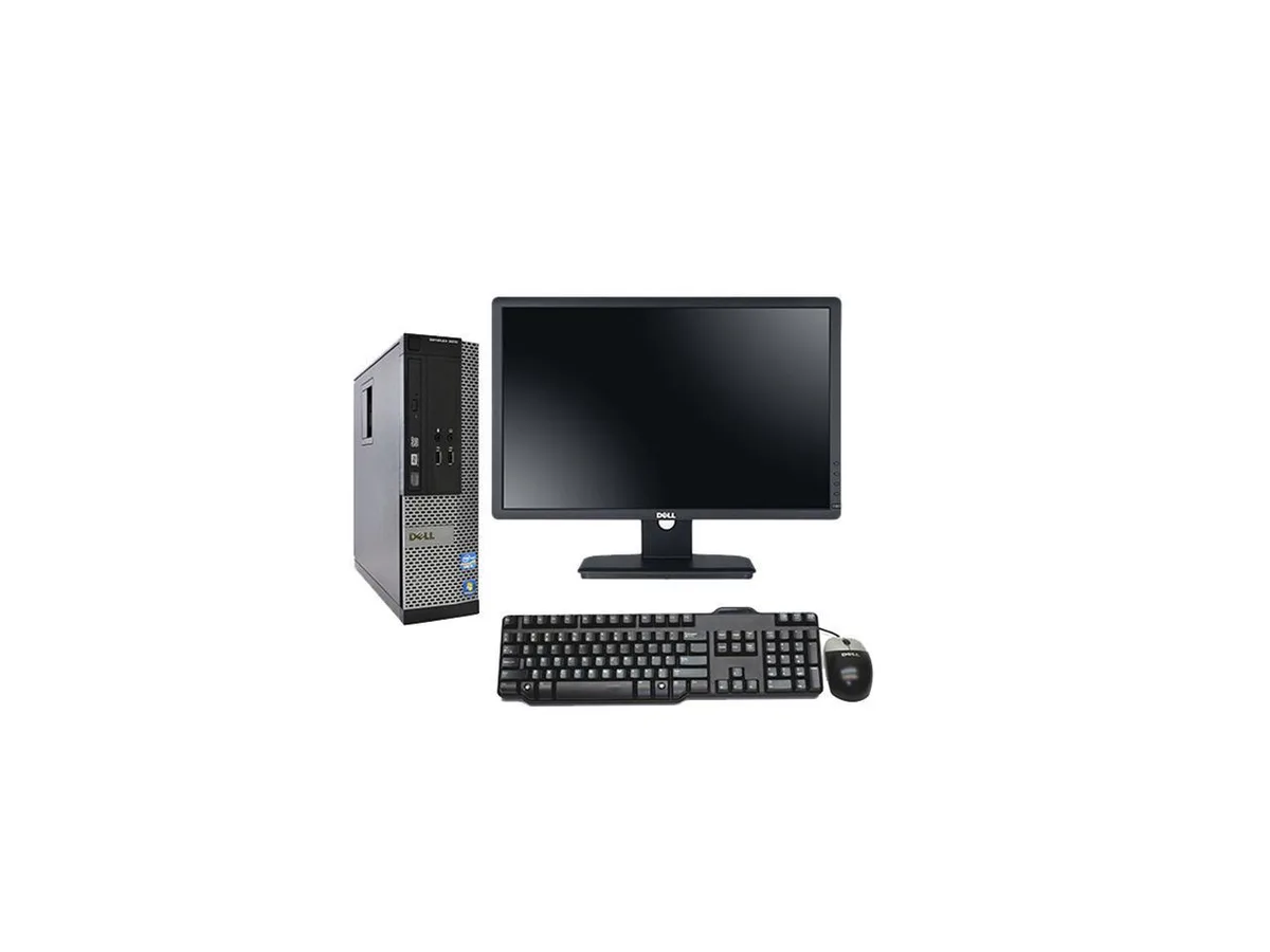 DELL DELL OptiPlex 3010 SFF desktop PC i7-3770 3.4 GHz 4 GB DDR3 128 GB SSD 22" monitor — photo du produit