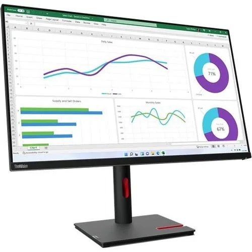 Lenovo Lenovo ThinkVision T32h-30 31.5 inch monitor — Produktfoto