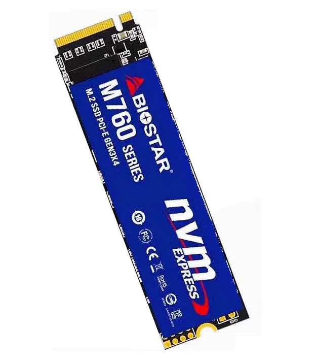 Biostar Biostar M760-256GB M.2 2280 256GB PCIe 3.0 x4 NVMe internal SSD — 제품 사진