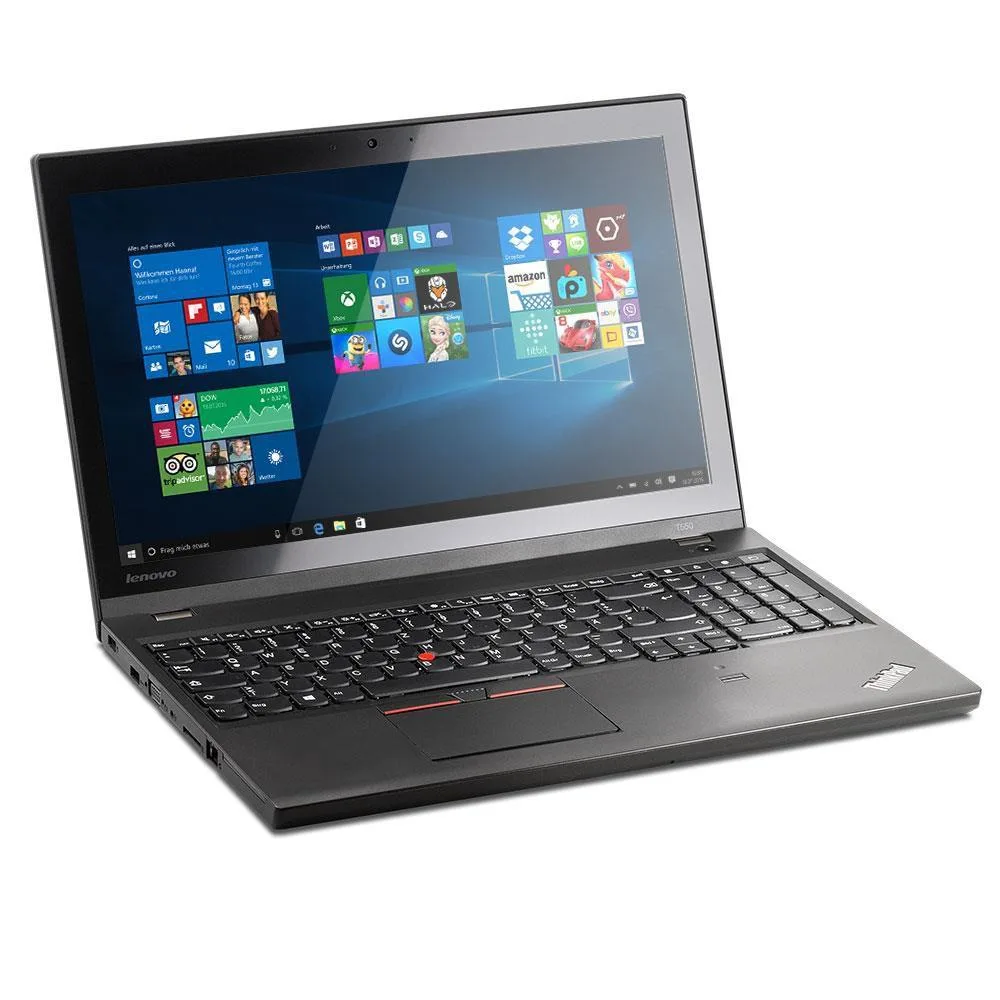 Lenovo Lenovo T550 i5-5200U 2.2GHz 8GB 256GB SSD 15.6" HD laptop — photo du produit
