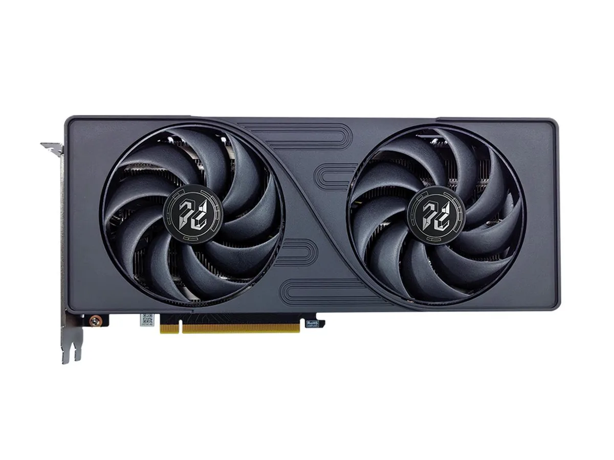 Peladn RTX 3070 graphics card with dual axial fans and metallic shroud