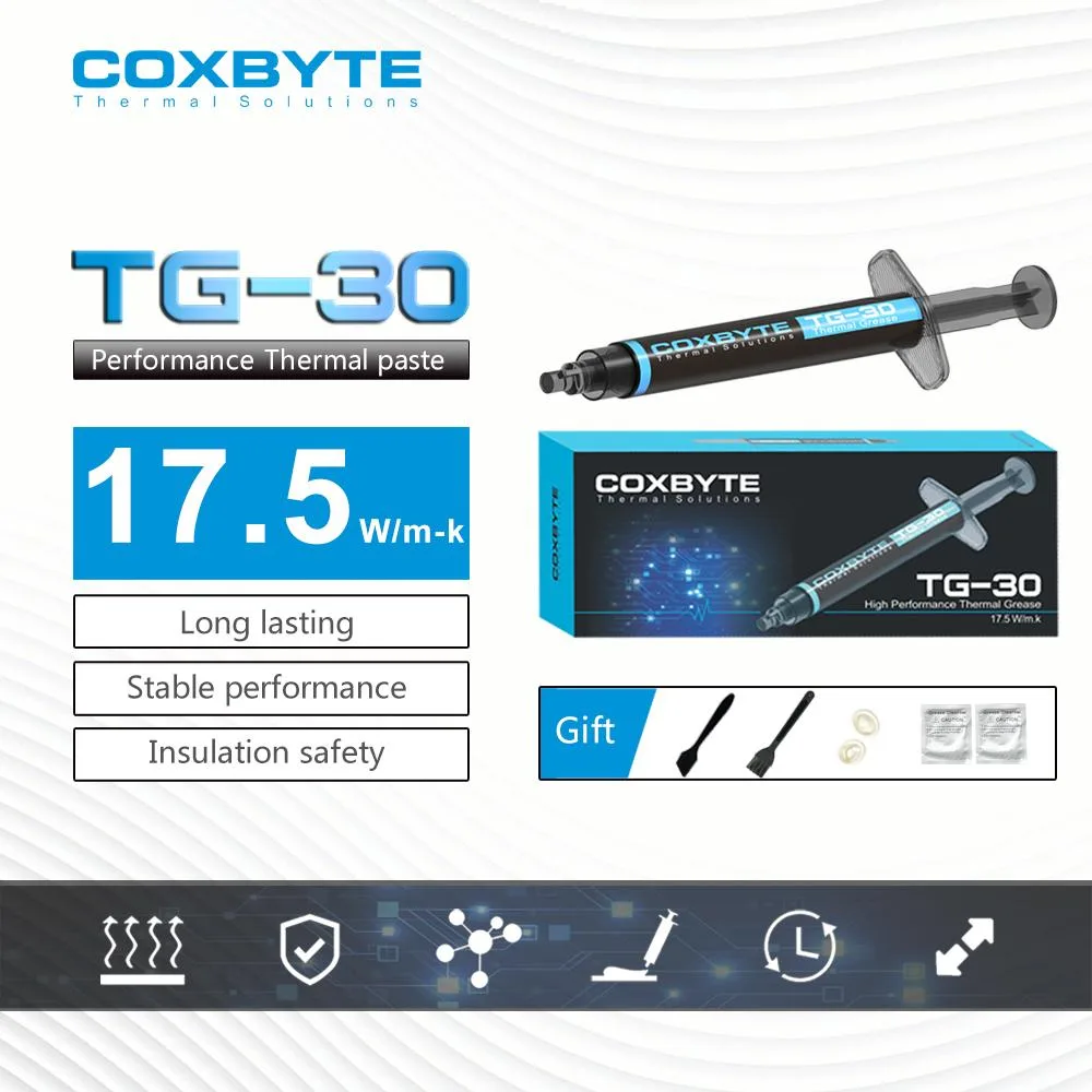 coxbyte coxbyte TG-30 thermal paste 17.5 W/mK 4g — zdjęcie produktu