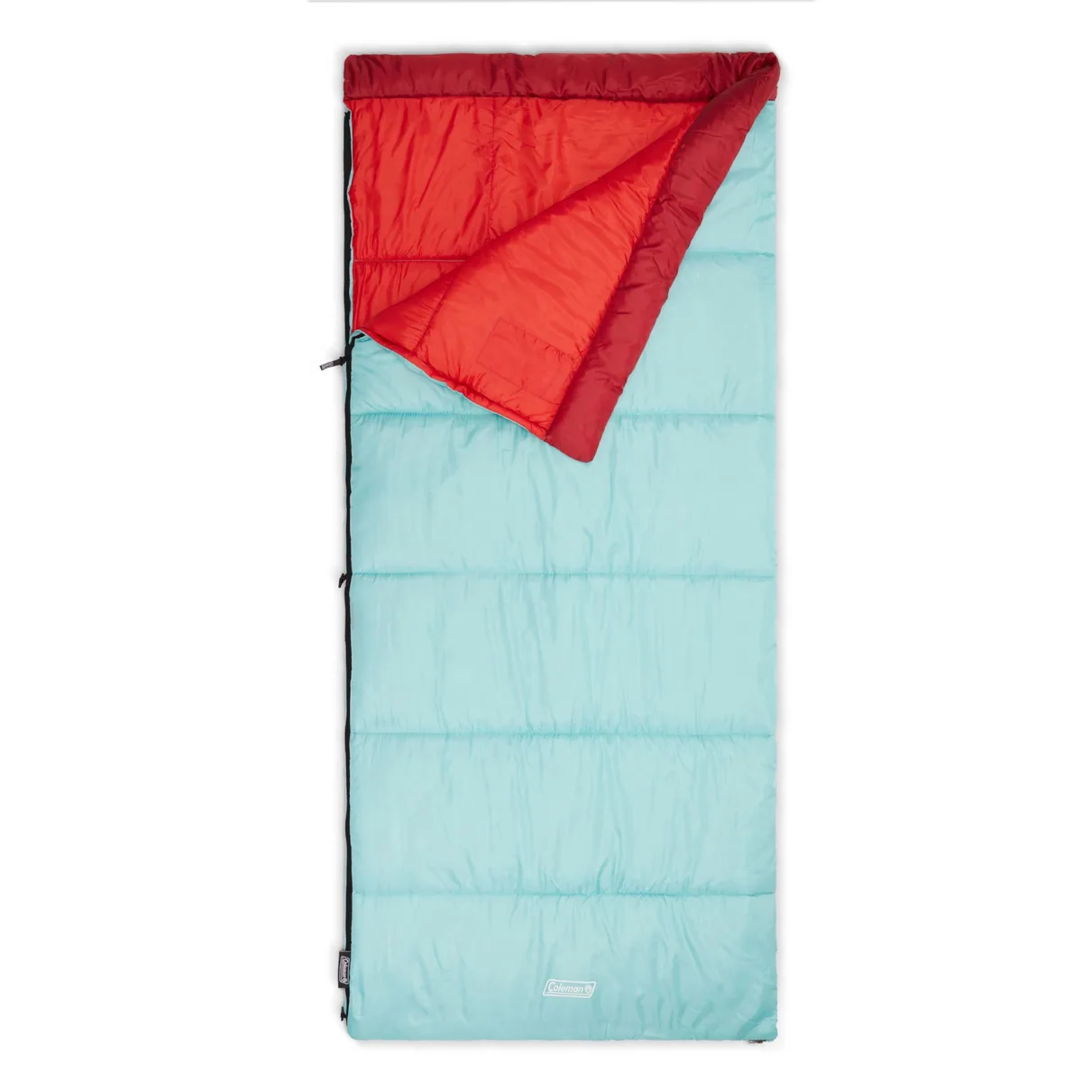  Coleman Flatlands 2207119 Twin 2 Person Sleeping Bag Pink 10 to 45°C — product photo