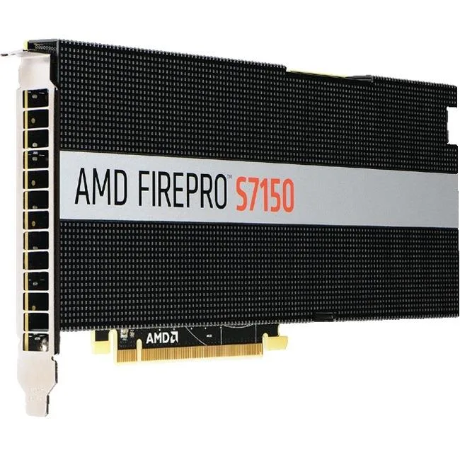 Sapphire FirePro S7150 full-length graphics card with passive cooler