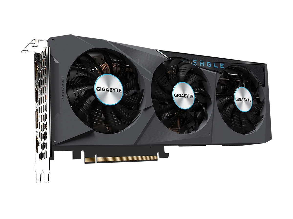 GIGABYTE GIGABYTE GV-N3070EAGLE-8GD REV2 graphics card — foto del producto