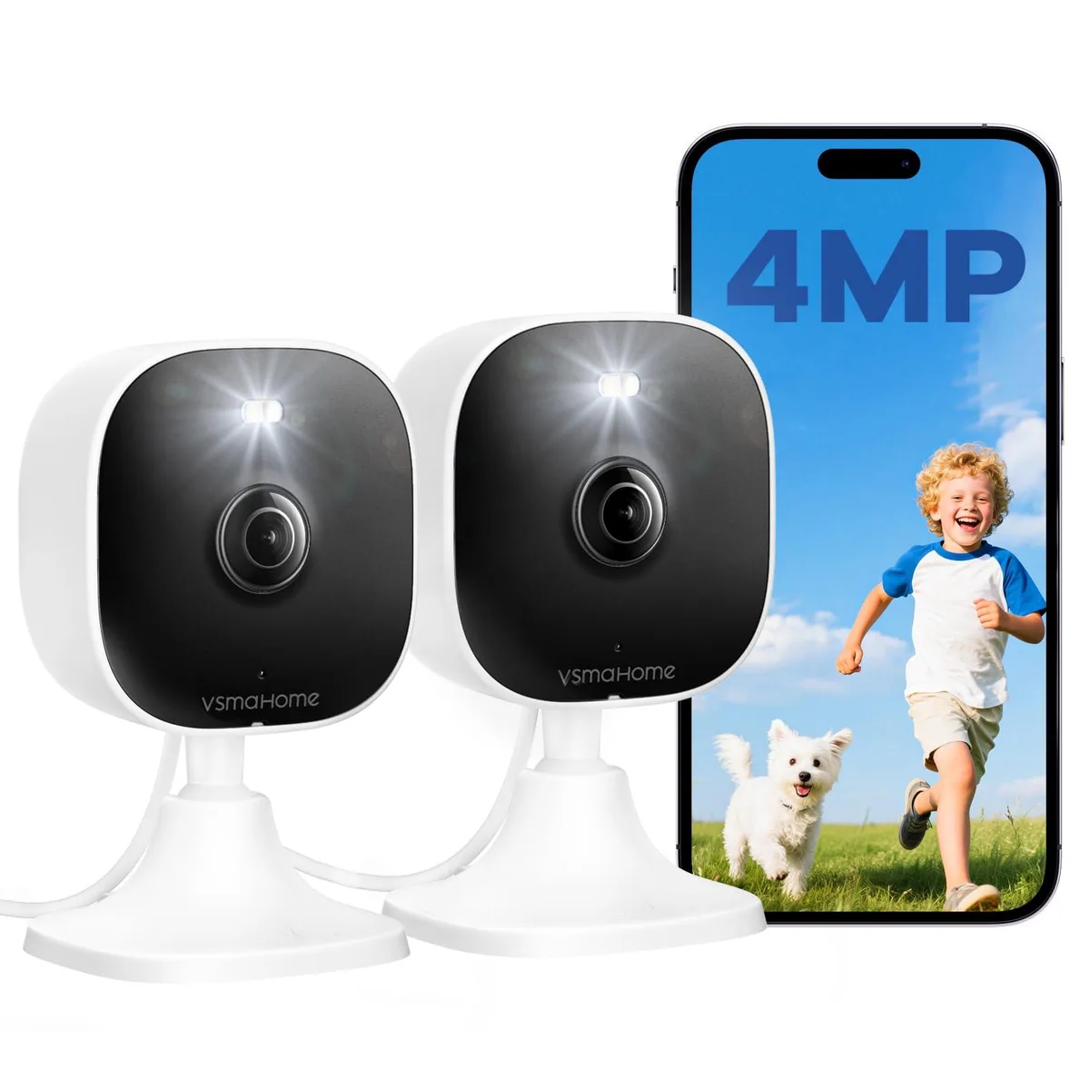 Annke 8311-2PCS 4MP Surveillance Security System 10TB HDD 2 Cameras — product photo