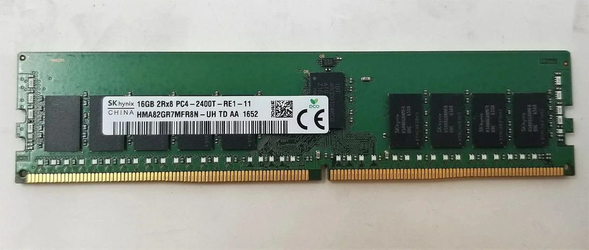 SK hynix SK hynix HMA82GR7MFR8N-UH 16GB 2RX8 PC4-2400T DDR4 desktop RAM — photo du produit