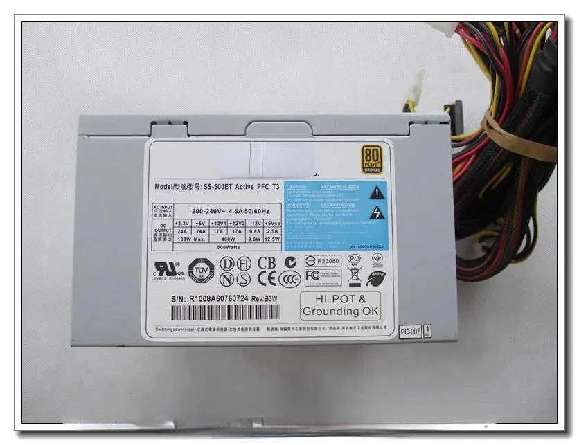 KHACHIMO KHACHIMO SS-500ET ACTIVE PFC T3 500W IPC power supply — toote foto