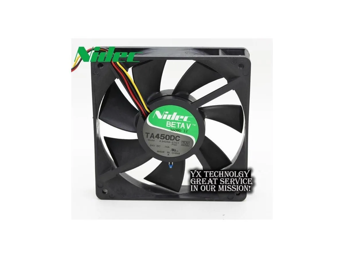 Fans Fans TA450DC A34349-57G1 12cm 12025 24V 0.15A double ball bearing 3-wire case fan — صورة المنتج