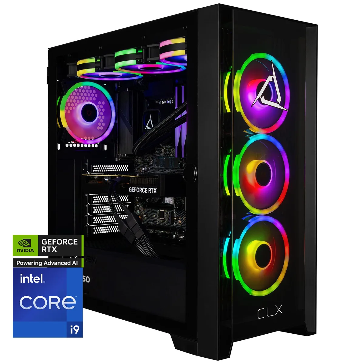 CLX Gaming CLX Gaming TGMSETRTU5100BM Gaming PC i9-14900KF 32GB DDR5 RTX 5080 16GB 2TB NVMe — fotografia produktu
