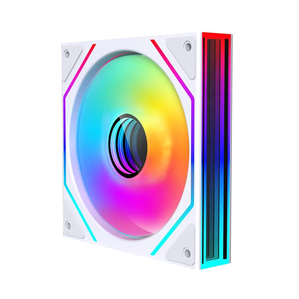 Jungle Leopard Jungle Leopard Prism4 Ultra 120mm ARGB Case Fan White — תמונת המוצר