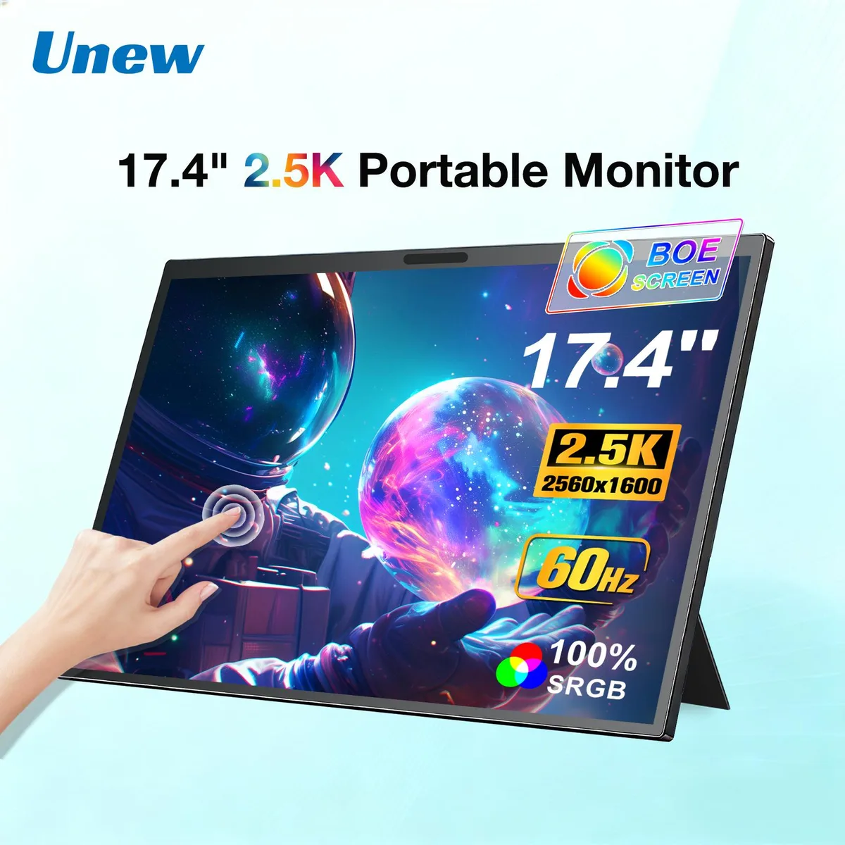 Unew Unew CX174TP-A 17.4" 2.5K Touch Portable Monitor — снимка на продукта