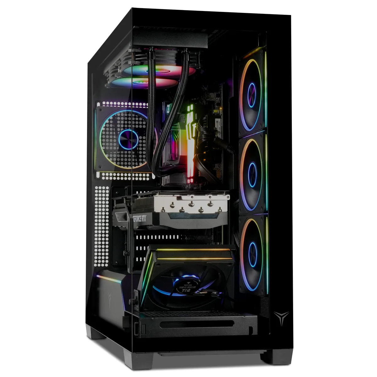 YEYIAN YEYIAN YPA-AX870FC-96XR2N gaming PC Ryzen 7 8700F 32GB DDR5 2TB NVMe Radeon RX 9060 XT 16GB — photo du produit