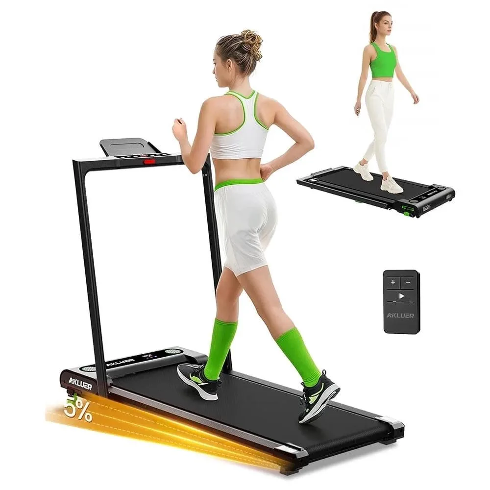  Akluer 480L-B Foldable Walking Pad 2.5HP 5% Incline 330lb fitness accessory — produktbild
