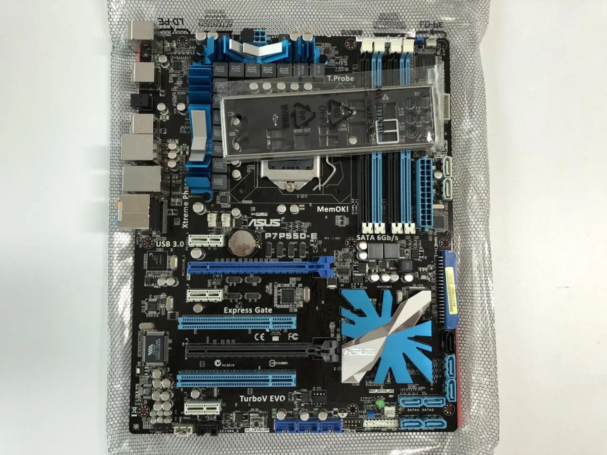 DoDo DIY DoDo DIY ASUS P7P55D-E LGA 1156 Intel P55 ATX Motherboard — product photo