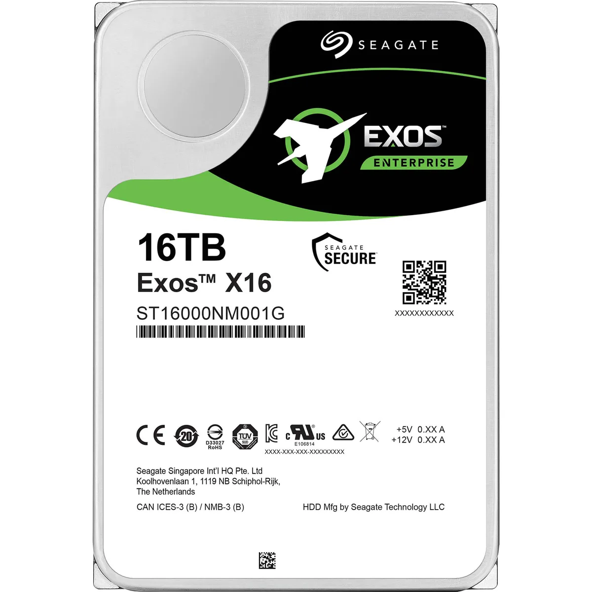 FANTOM DRIVES FANTOM DRIVES HDD16000PCKIT 16TB 3.5" SATA internal hard drive — product photo