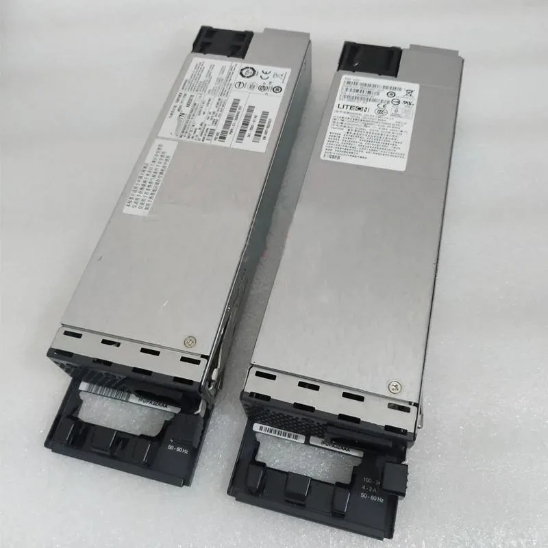 Rectangular ATX power supply unit in matte black finish
