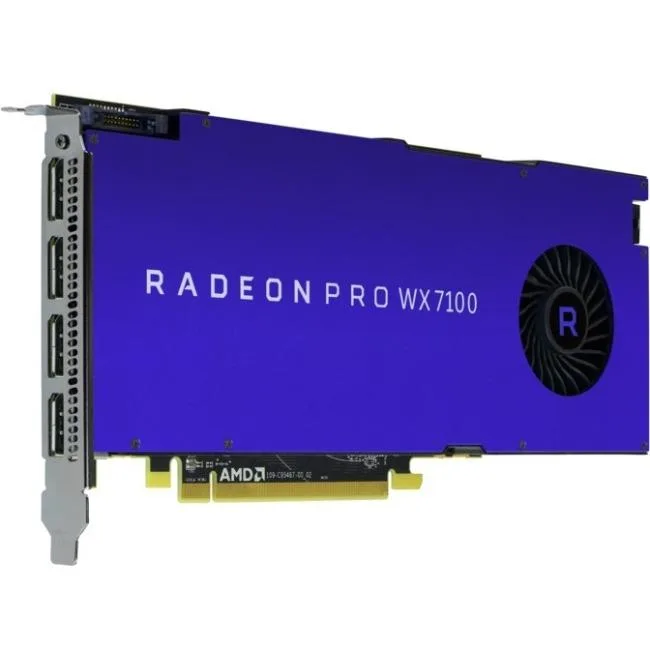 HPE HPE Radeon Pro WX7100 8 GB GDDR5 workstation graphics card — foto del producto