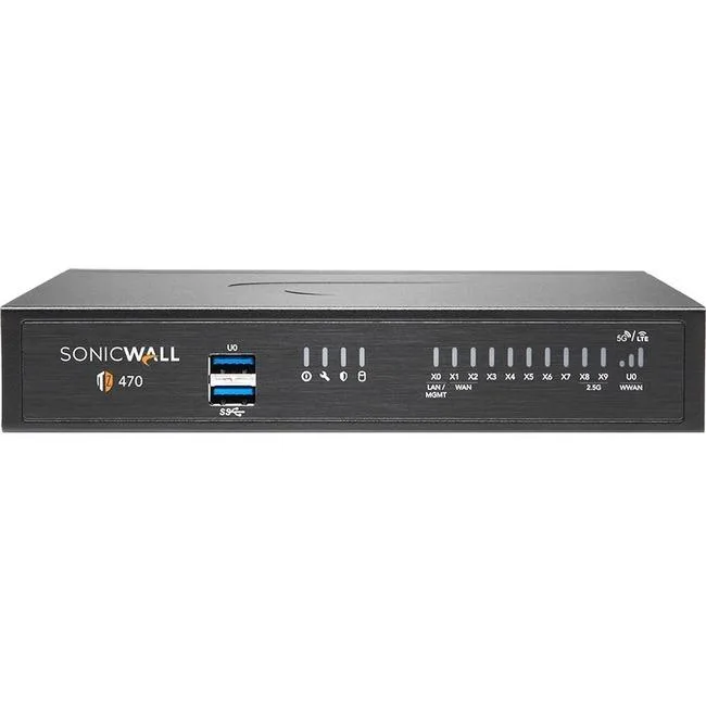 SonicWall SonicWall TZ470 firewall appliance 02-SSC-6798 2Y APSS — 商品照片