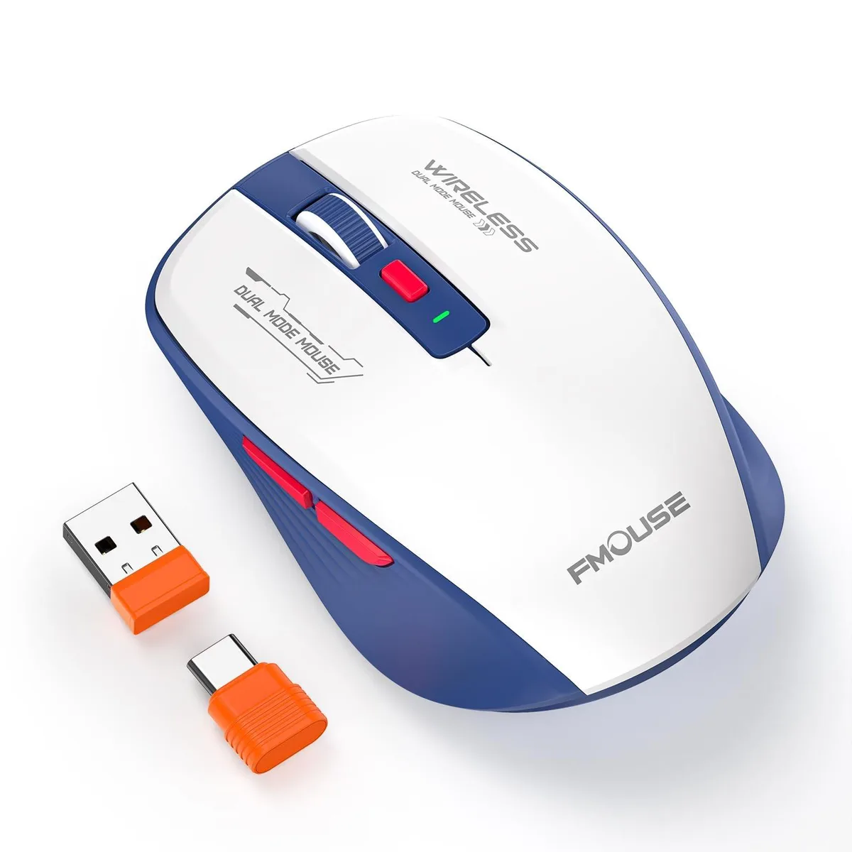 Black right-handed gaming mouse with 16 buttons and touch scroll
