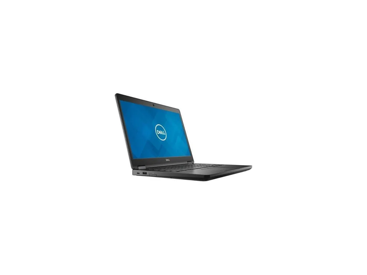 Black Dell Latitude 5490 laptop and Kensington LD4650P USB-C dock