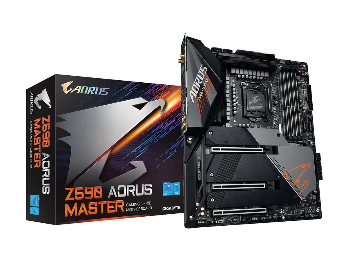 GIGABYTE GIGABYTE Z590 AORUS MASTER LGA 1200 Intel Motherboard — product photo