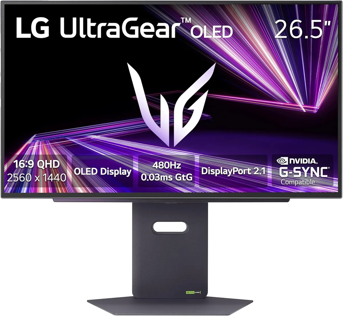 LG Electronics LG Electronics 27GX790A-B 27" 480Hz OLED QHD gaming monitor — photo du produit