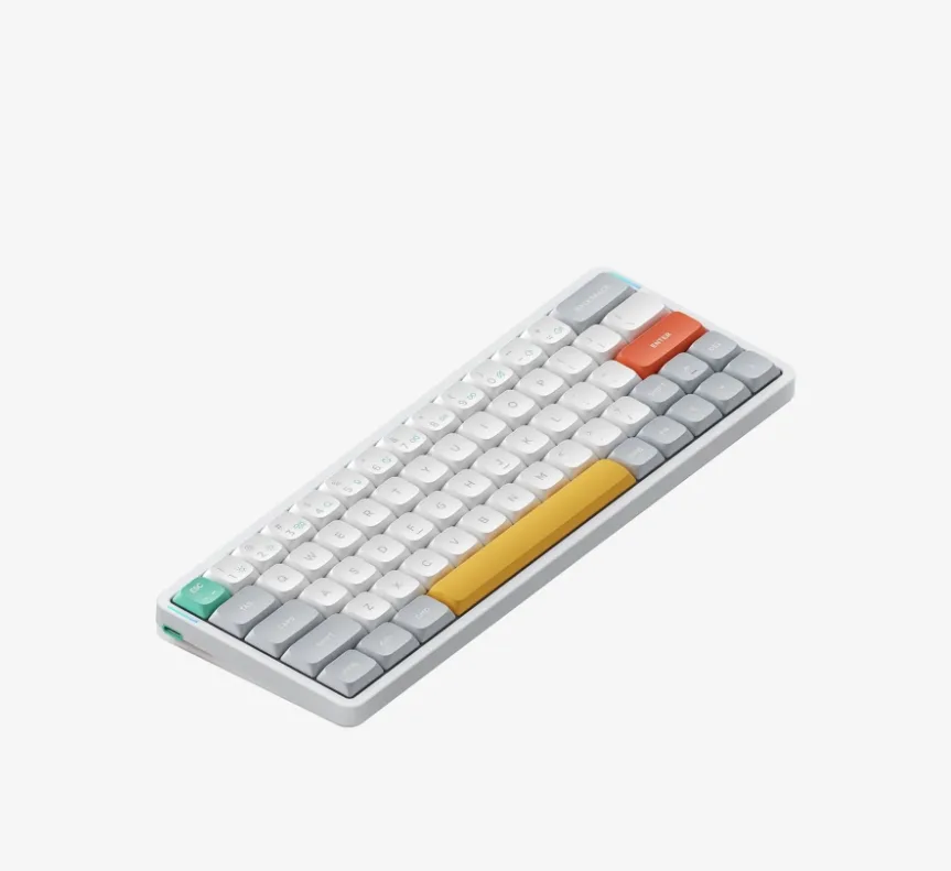 NuPhy NuPhy Air60 V2 Wisteria Switches Iconic White 60% Gaming Keyboard — productfoto