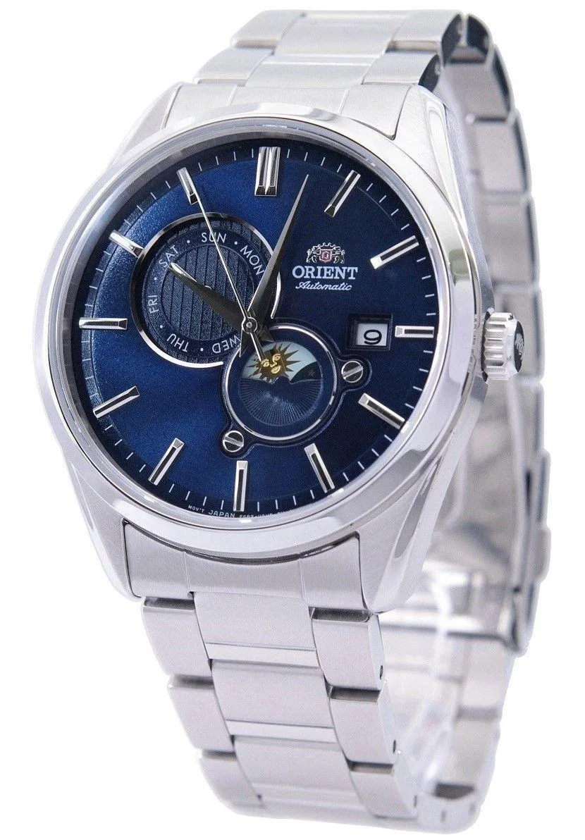 Orient Orient Contemporary Sun & Moon Blue Dial Automatic Men's Watch 42.00mm — ürün fotoğrafı