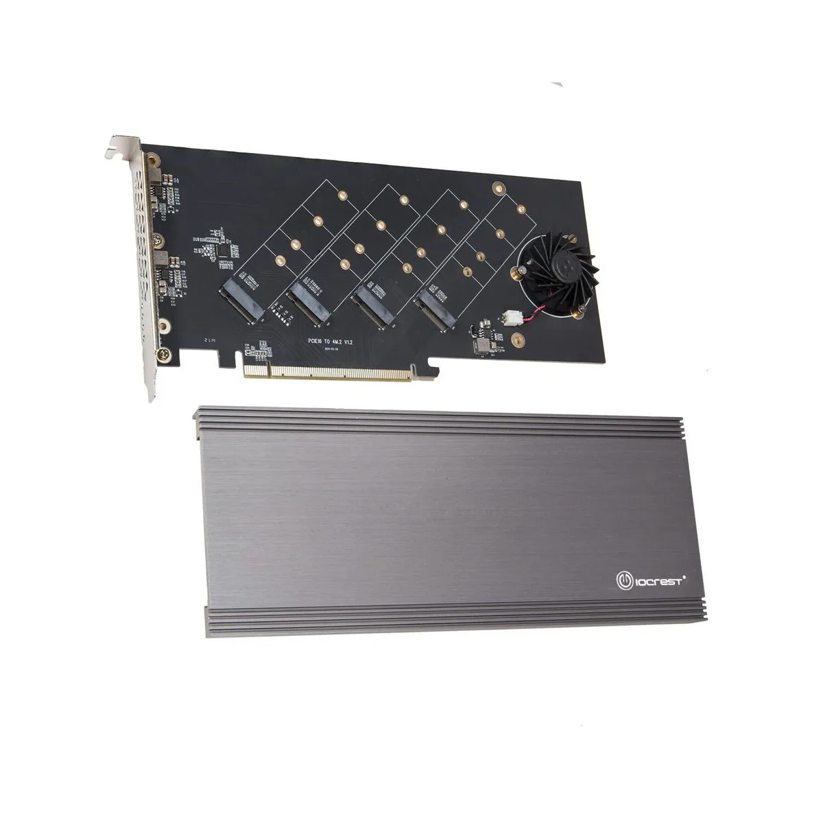 Vszerda Vszerda SI-PEX40162 Quad M.2 NVMe PCIe 4.0 x16 Expansion Card — tuotekuva