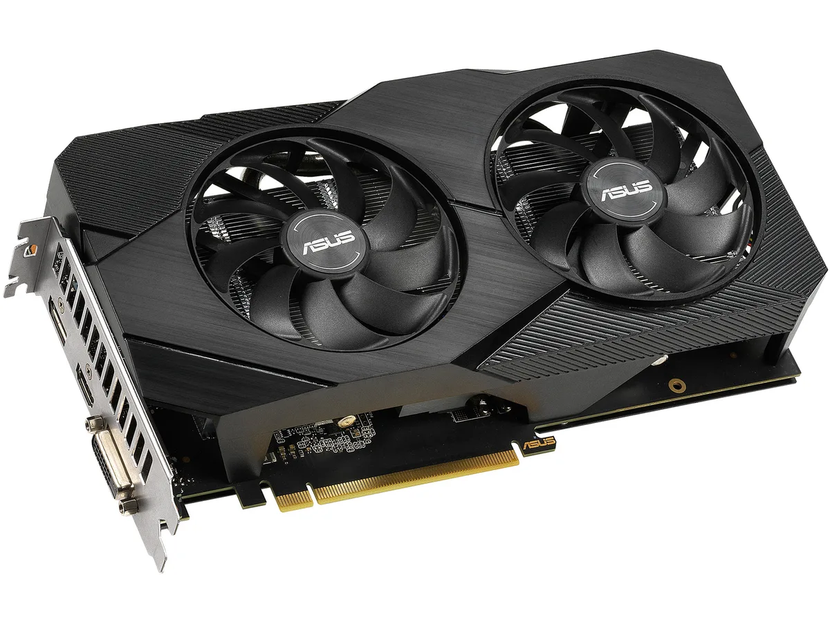 ASUS ASUS DUALGTX1660S-O6G-EVO GeForce GTX 1660 Super 6GB graphics card — photo du produit