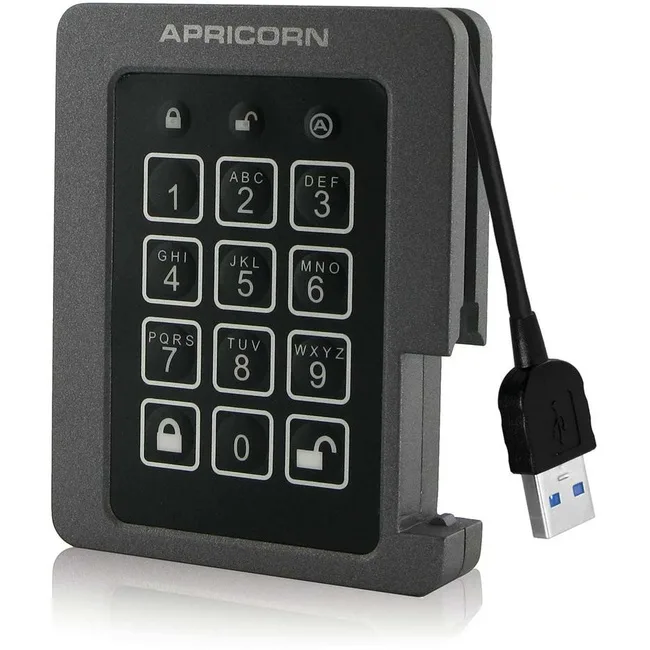 Apricorn Apricorn Aegis Padlock ASSD-3PL256-480F 480 GB internal hard drive — produktbild