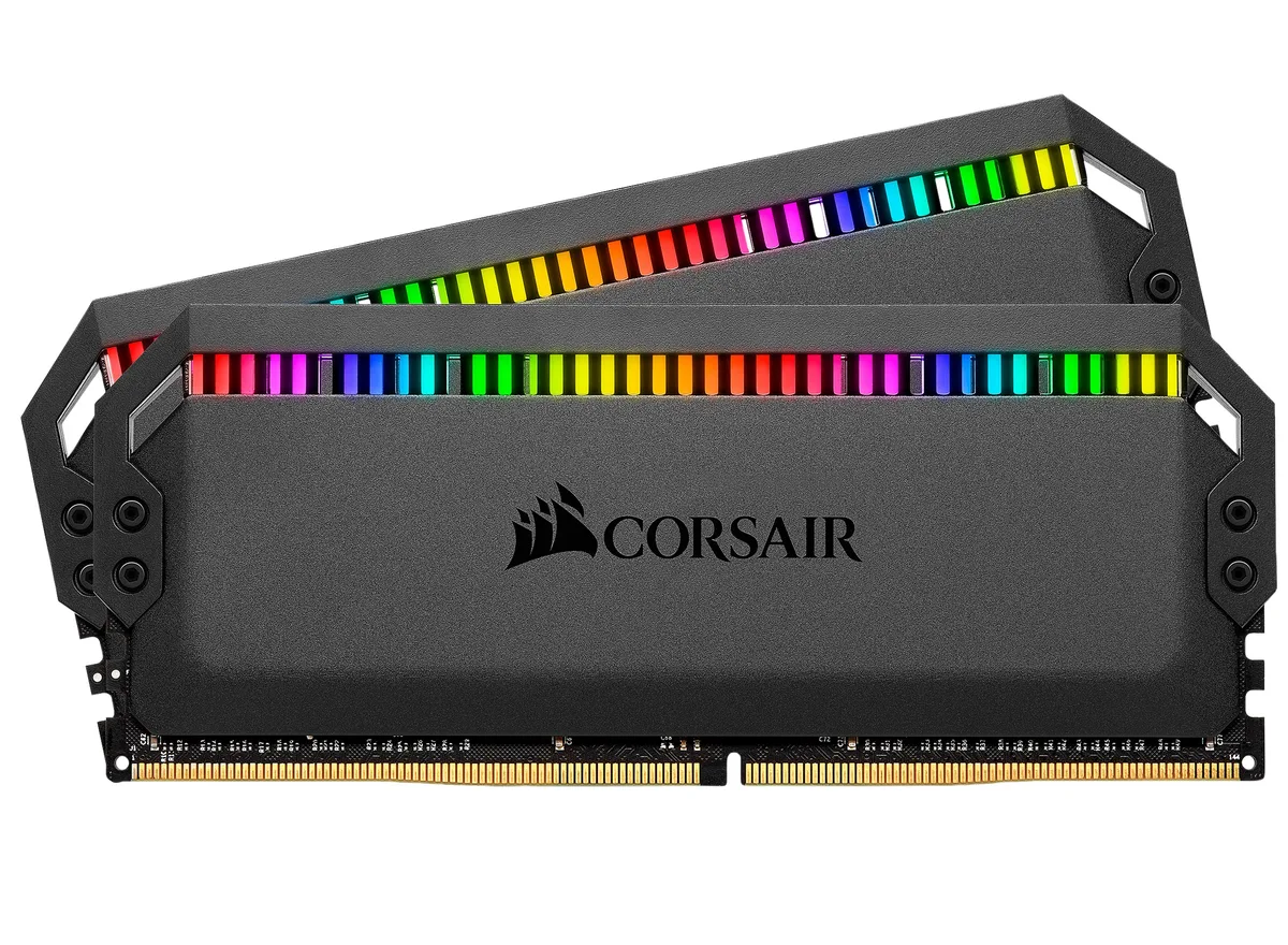 Corsair Corsair CMT16GX4M2C3600C18 Dominator Platinum RGB 16GB (2 x 8GB) DDR4 3600 desktop RAM — product photo