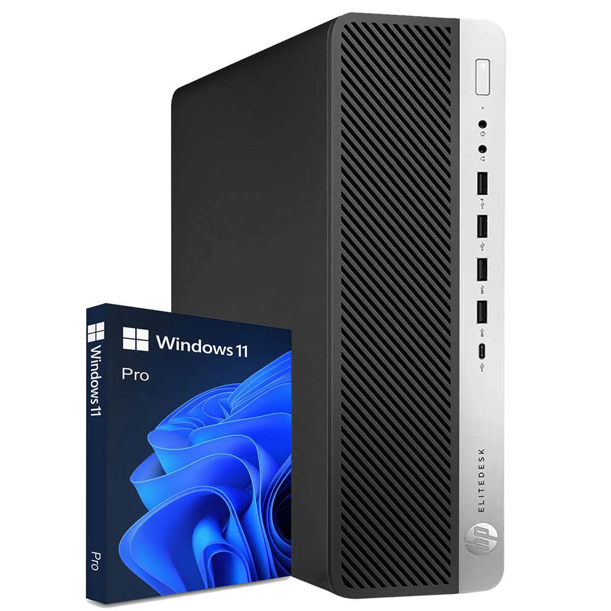 HP HP EliteDesk 800 G4-SFF Intel Core i7-8700 32GB DDR4 1TB SSD Windows 10 Pro — produktbild