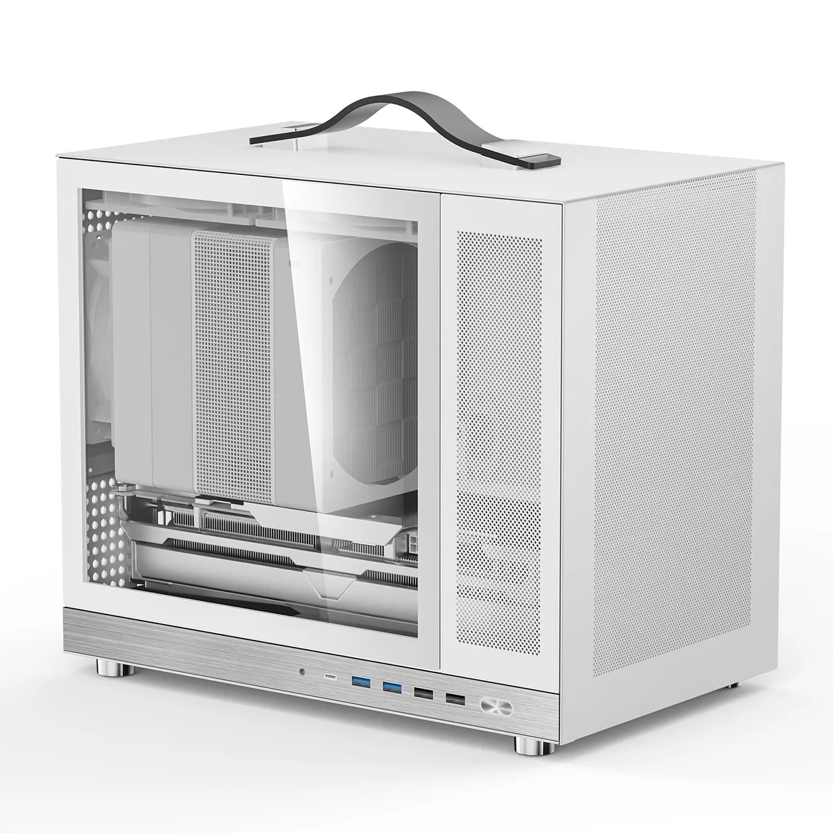 Shiny Snake Shiny Snake G350-Glass 20.8L Micro ATX Case White — product photo