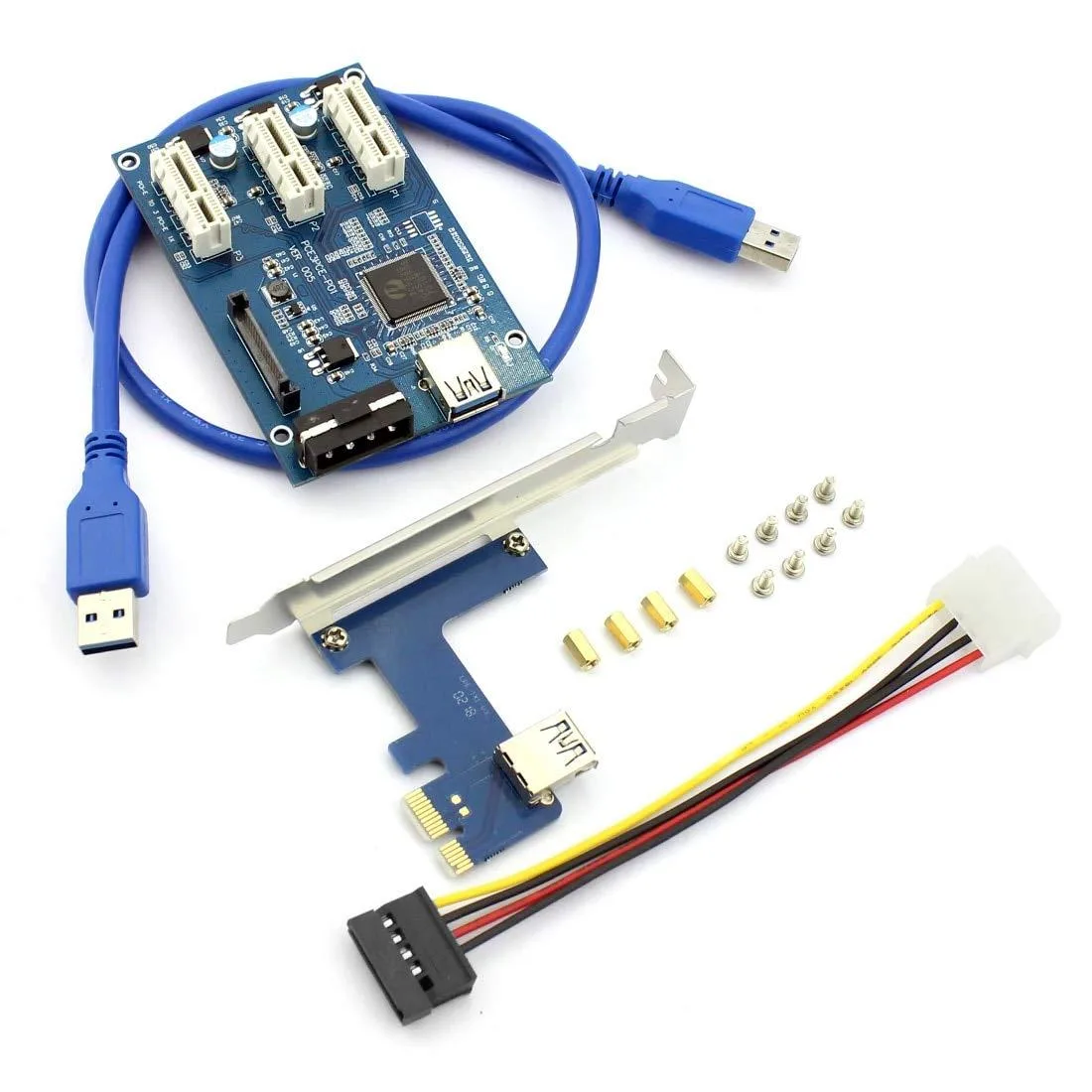 Vszerda Vszerda PCIe 1x to 3-Port Expander Riser Card — ภาพสินค้า