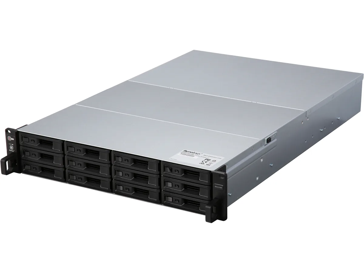 Synology Inc. Synology Inc. RX1217RP 12-bay rackmount NAS (2×500W) — תמונת המוצר