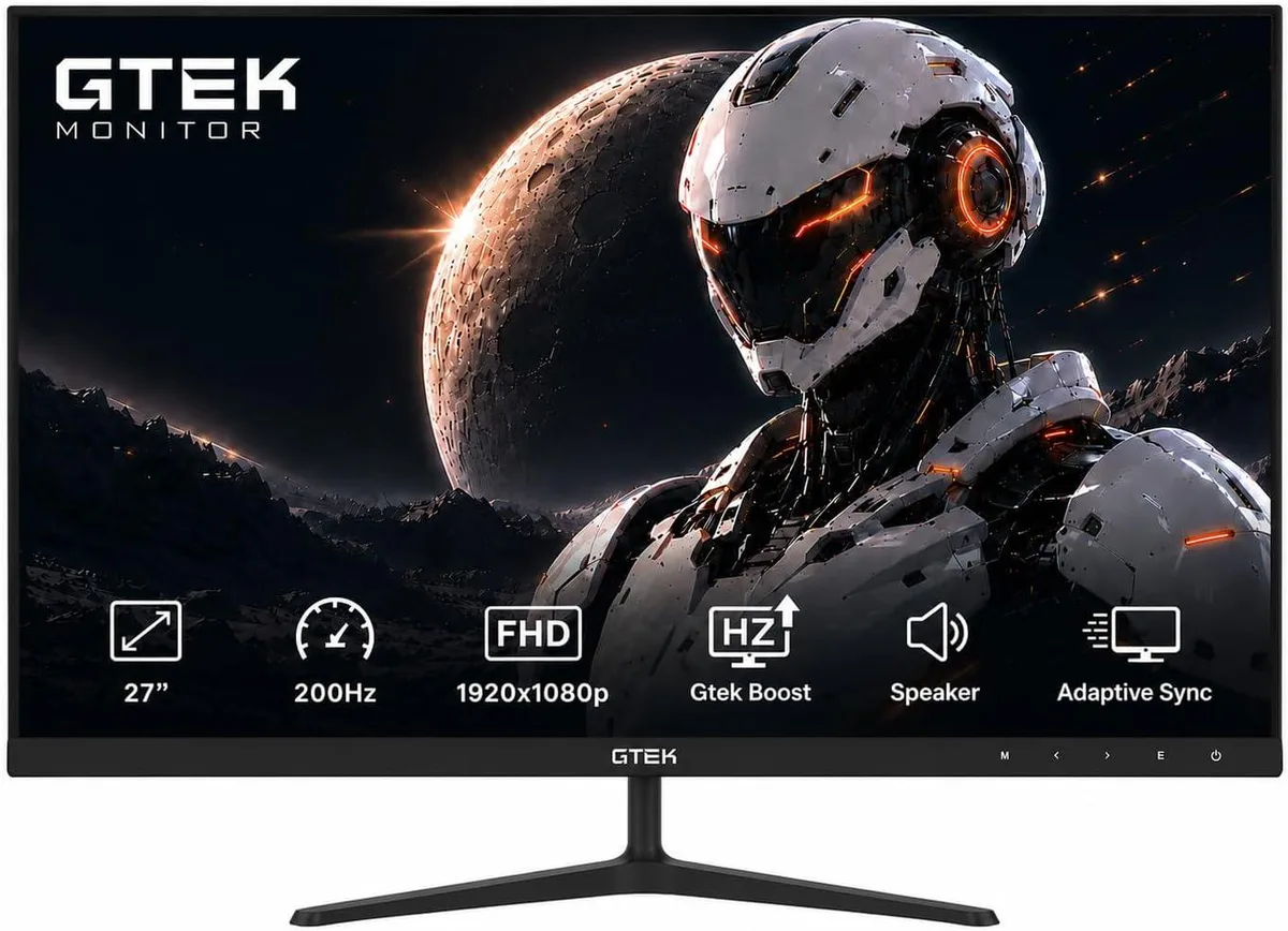 GTEK ELECTRONICS GTEK ELECTRONICS F2720 27" 200Hz gaming monitor — product photo
