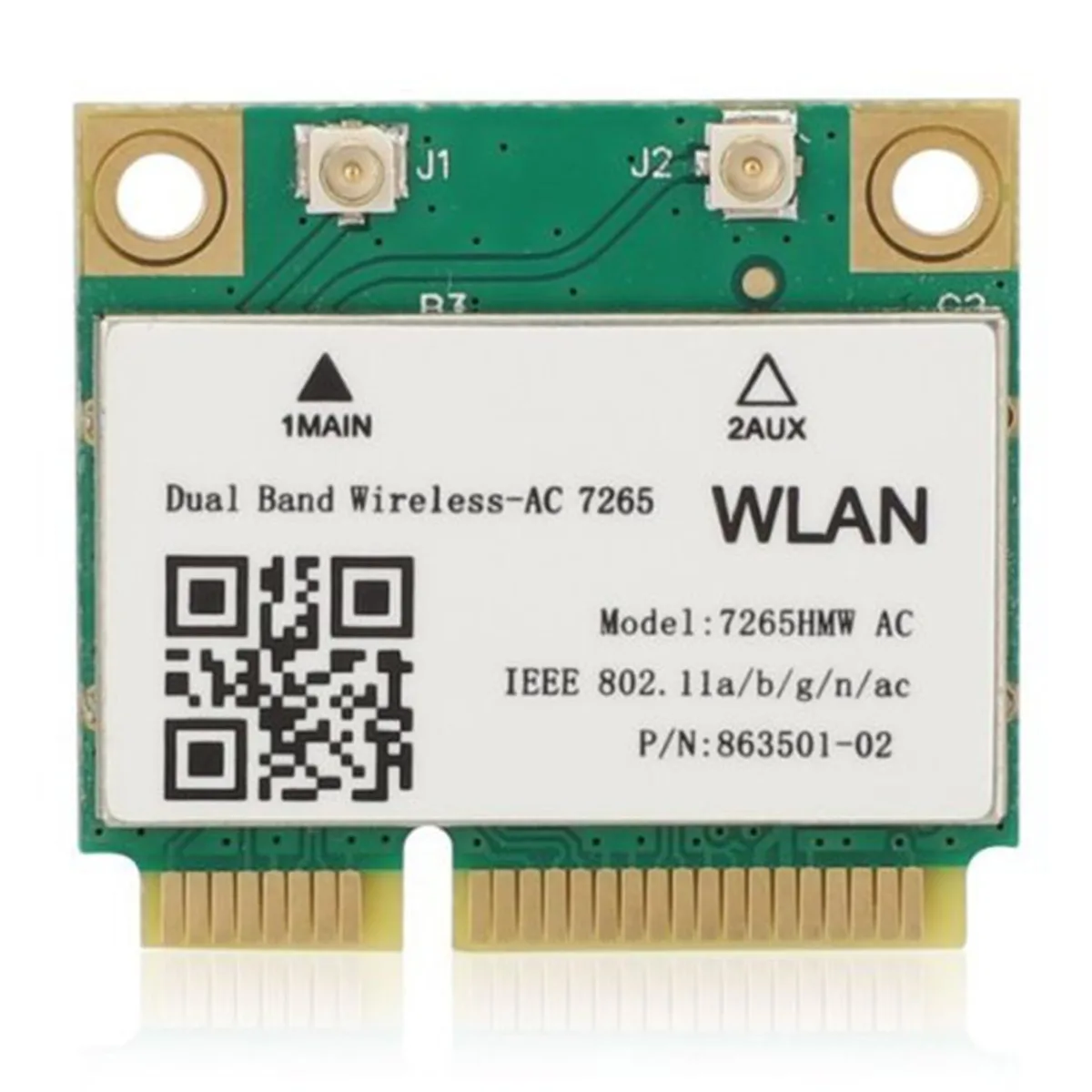 HighZer0 Electronics HighZer0 Electronics 7265HMW Wi-Fi 5 Mini-PCIe Card Bluetooth 4.0 867 Mbps — תמונת המוצר