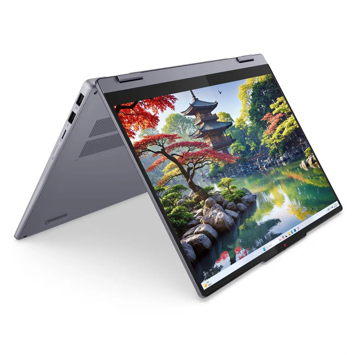 Lenovo IdeaPad 5i 2-in-1 14 inch Luna Grey laptop with 360 degree hinge