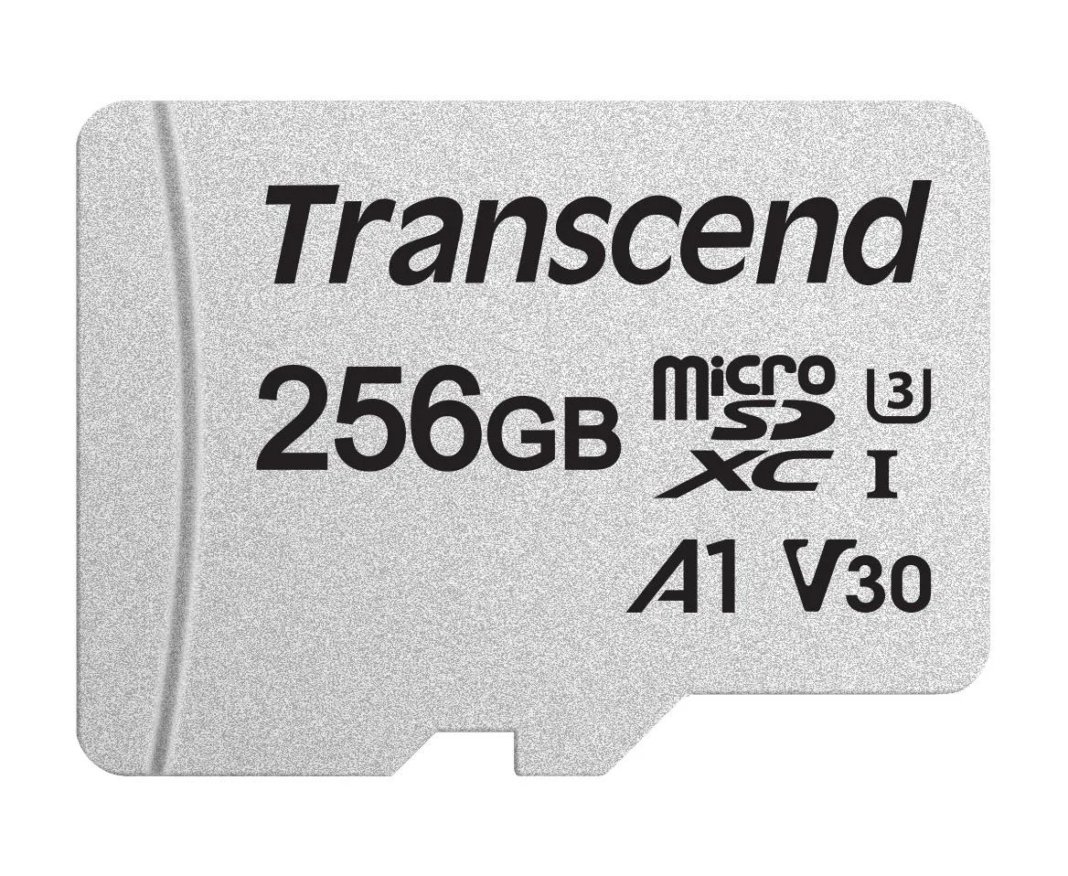 Transcend Transcend TS256GUSD300S-A 256GB microSDXC Class 10 95MB/s memory card — vörumynd