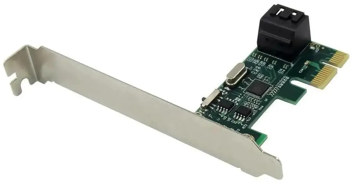 SMUGDESK SMUGDESK 2-Port PCIe to SATA 3.0 Expansion Card with Bracket — product photo