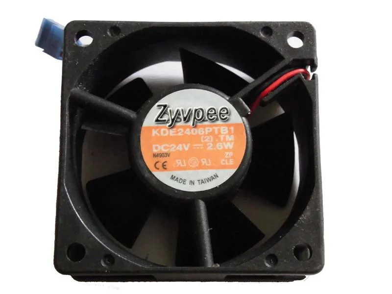 Zyvpee Zyvpee KD2406PTB1 60×25 mm 24 V 2.6 W 2-pin ball-bearing case fan — 제품 사진