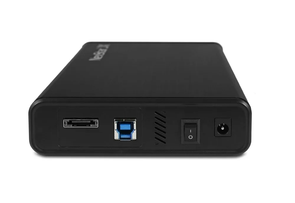 Vantec Vantec NST-358SU3-BK JX 3.5" 2.5" SATA III drive enclosure USB 3.2 Gen1x1 eSATA — 제품 사진