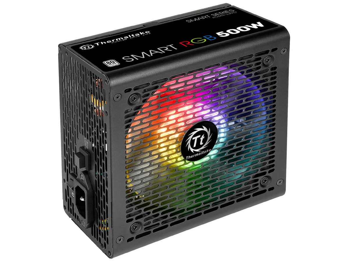 Thermaltake Thermaltake Smart RGB Series 500W PSU PS-SPR-0500NHFAWU-1 — photo du produit