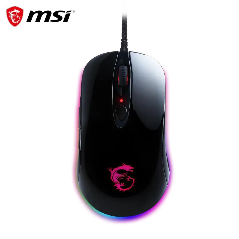 MSI MSI Interceptor DS102 RGB V2 Gaming Mouse 10000 DPI Black — product photo